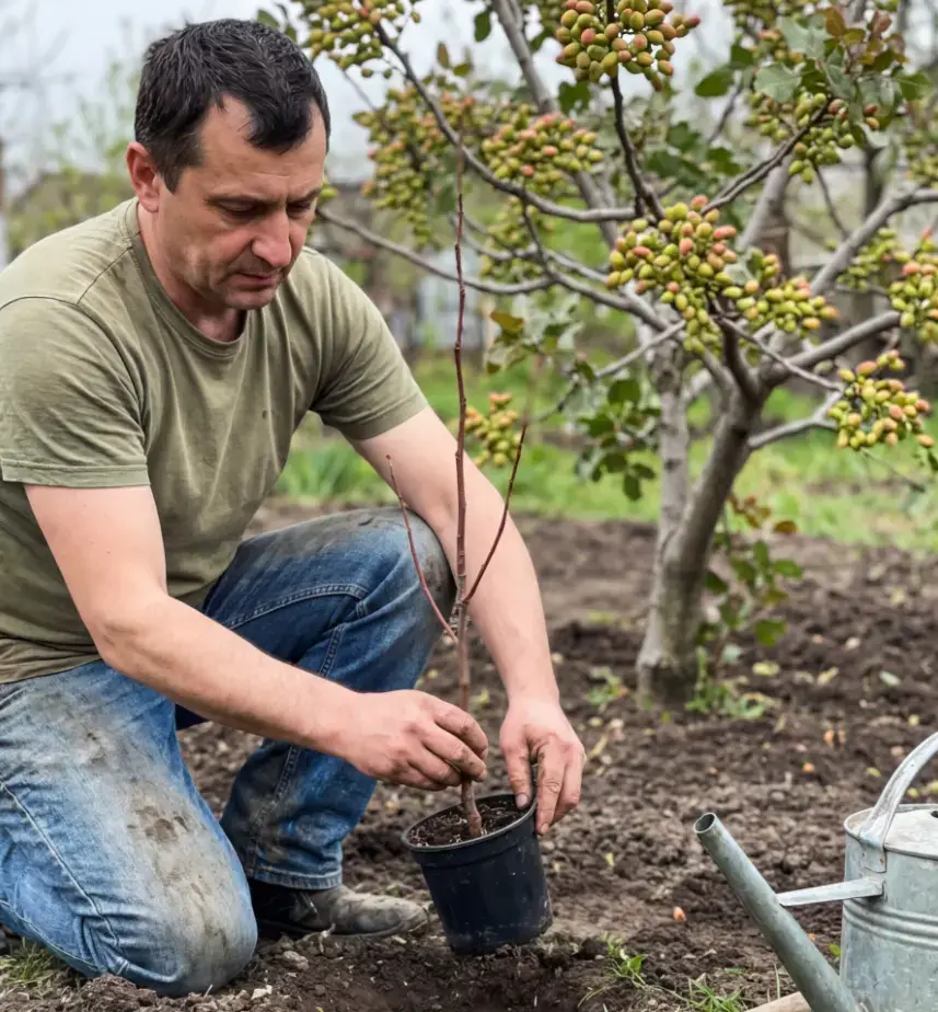 Посадка фісташки