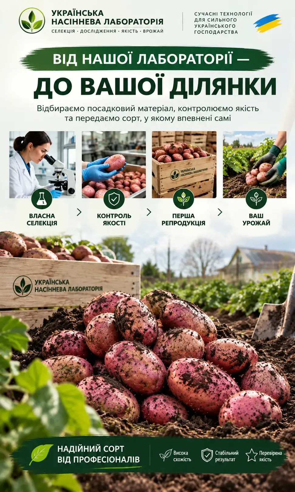 Від лабораторії до вашої ділянки